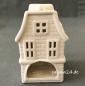 Preview: Lichthaus Windlicht Weiß Metall Deko Teelichthalter Shabby Chic
